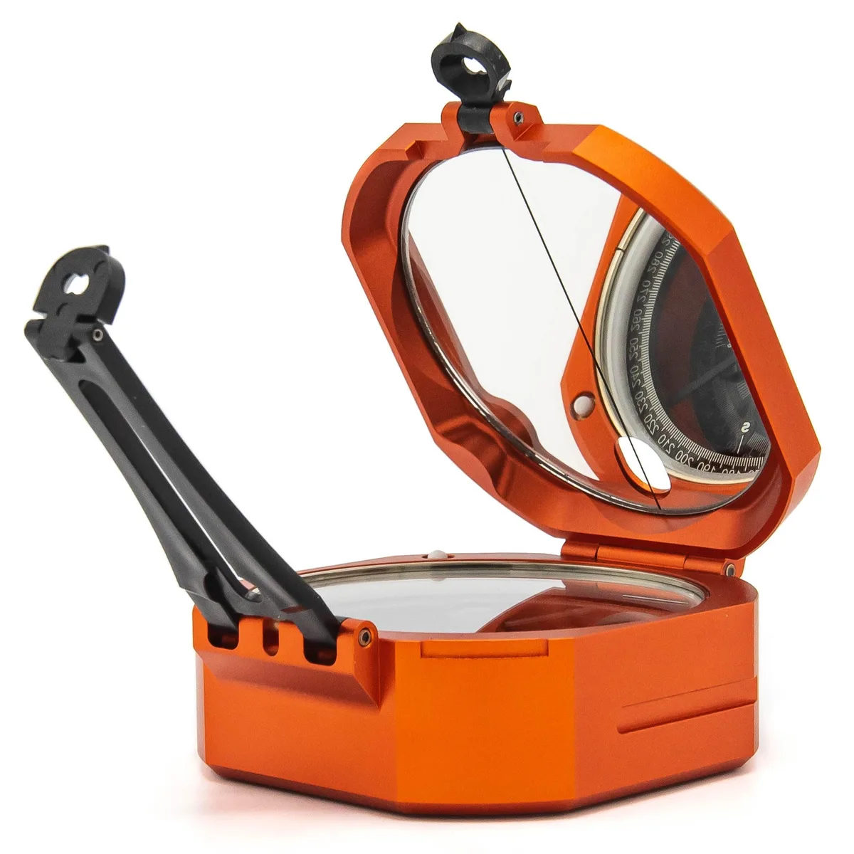 Brunton Standard Pocket Transit — 0–360°, Orange