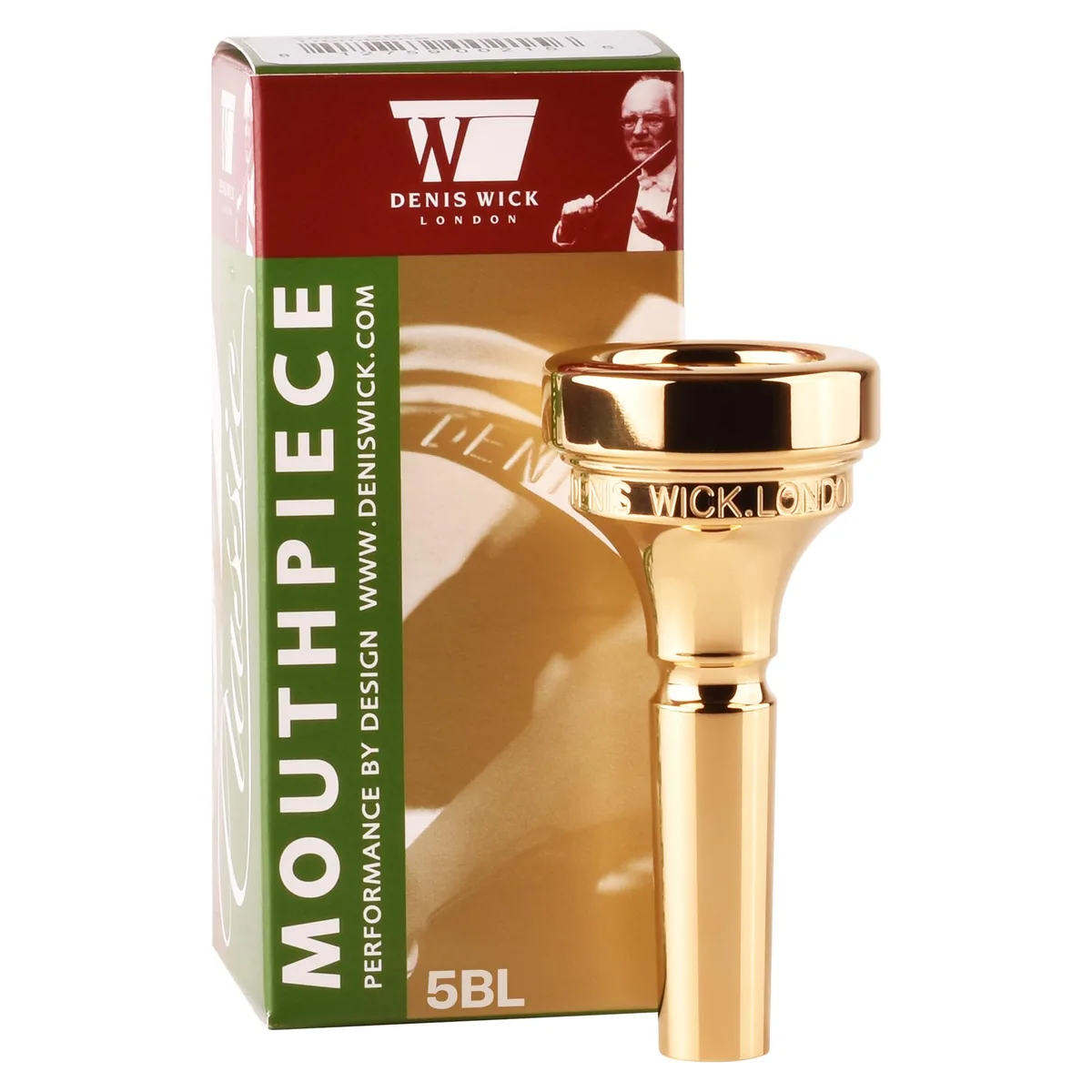 Denis Wick Classic Trombone Mouthpiece 5BL — Gold