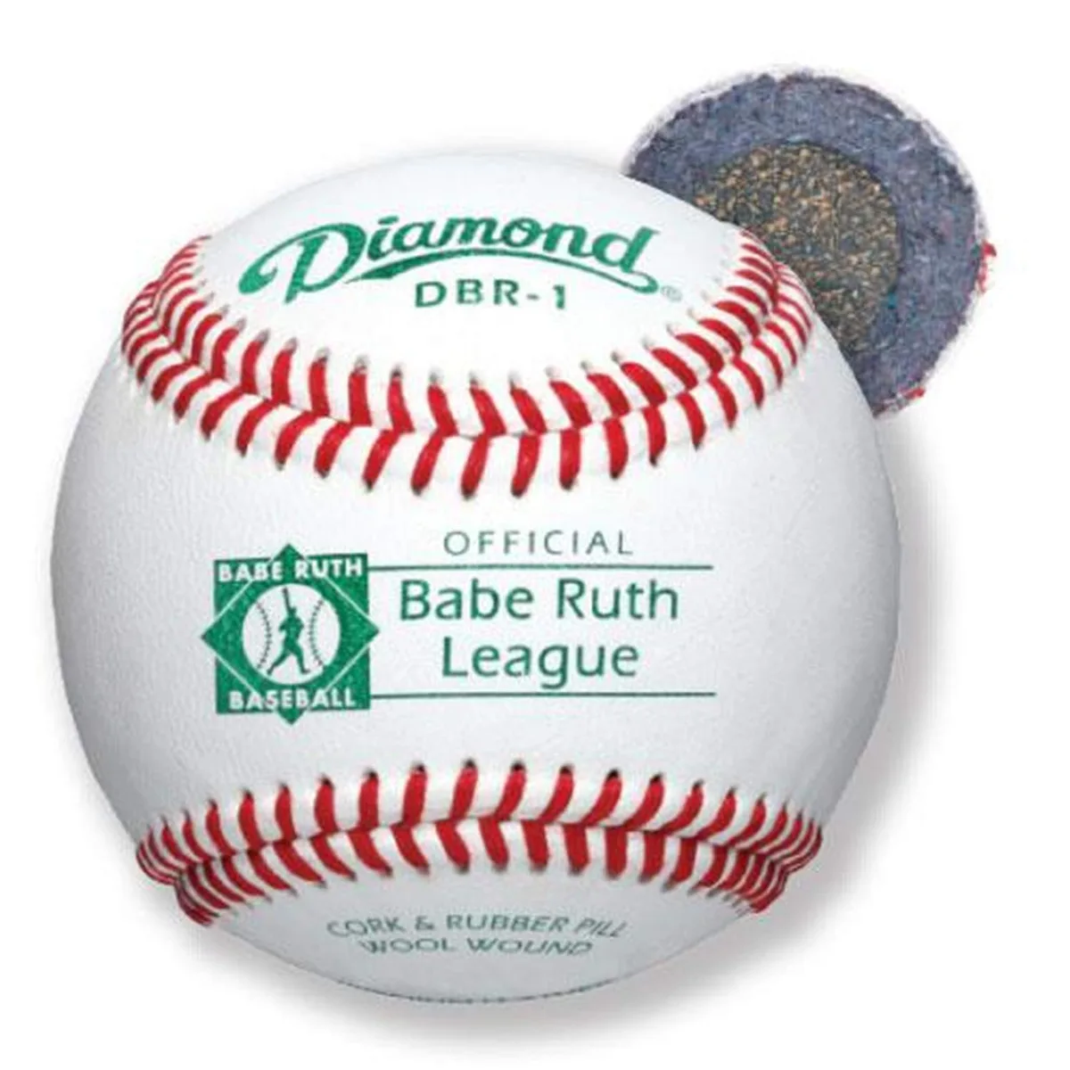 Diamond Babe Ruth Competition Baseballs — Dozen