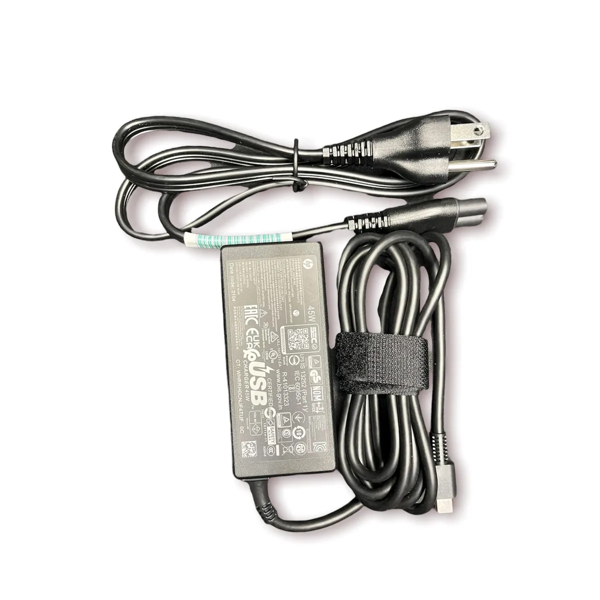HP 45W USB-C Laptop Power Adapter