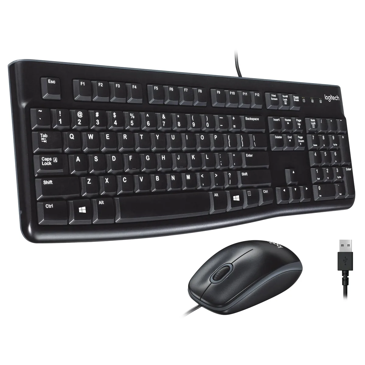 Logitech MK120 Wired Keyboard & Mouse Combo