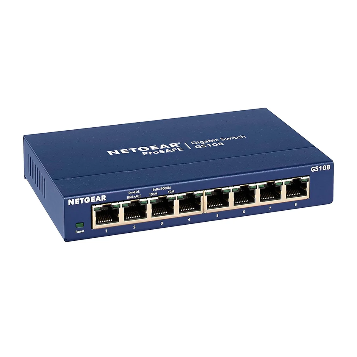 Netgear ProSafe GS108 8-Port Gigabit Desktop Switch