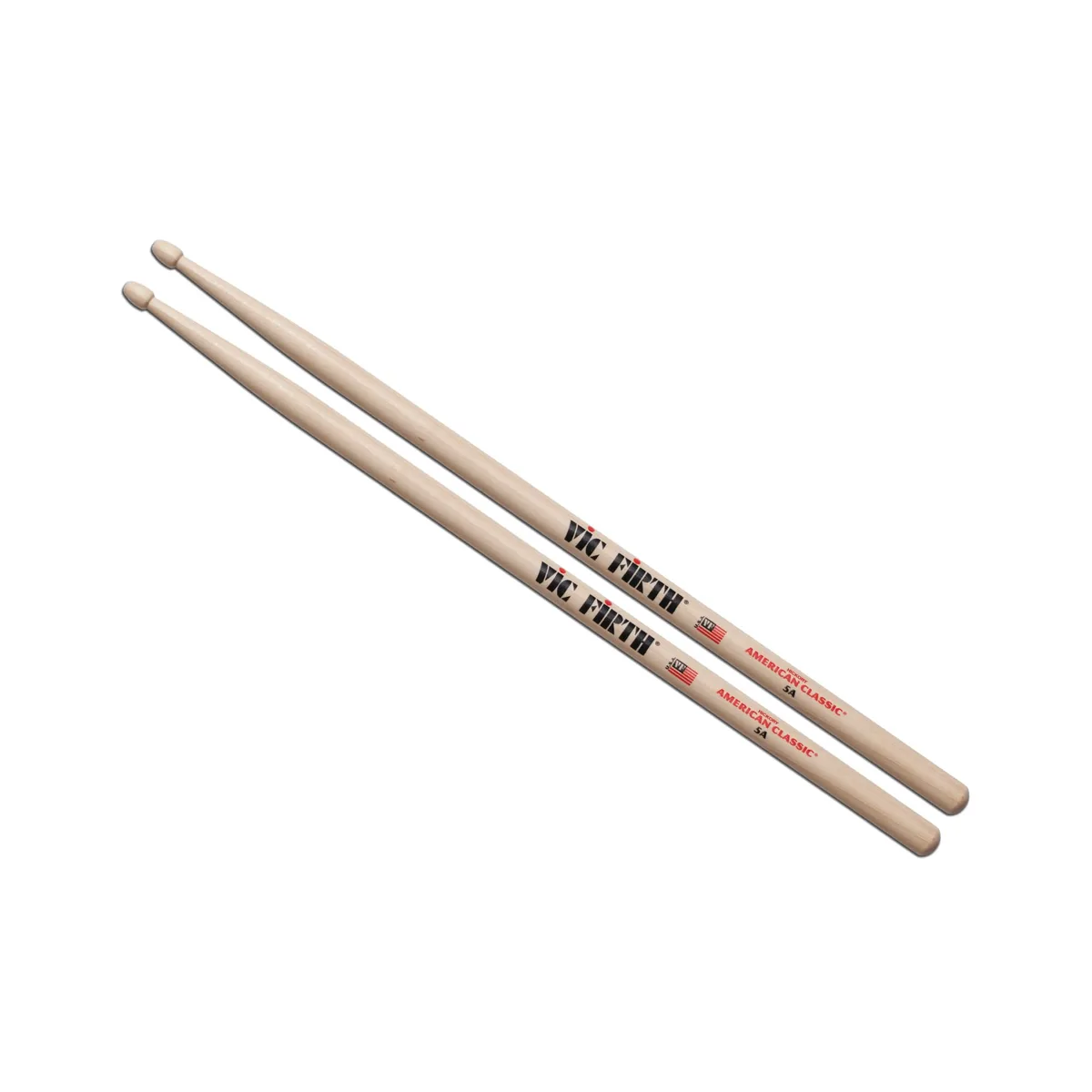 Vic Firth American Classic 5A Drumsticks — Hickory, Wood Tip