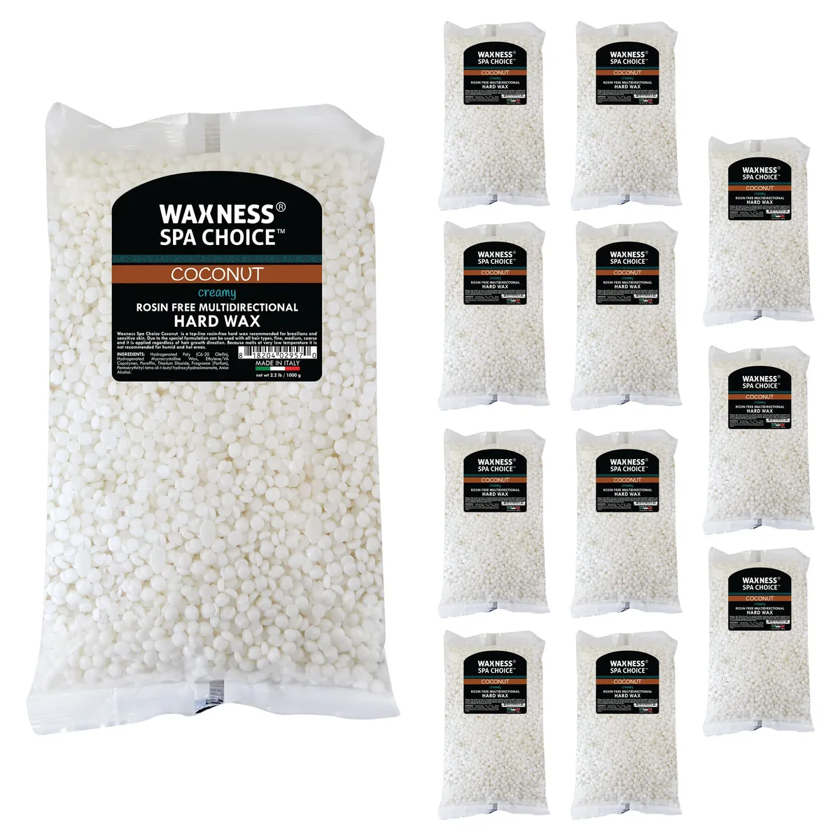Waxness Spa Choice Coconut Hard Wax — 26.4 lb Bulk