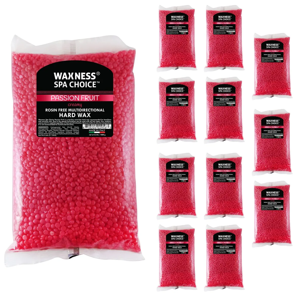 Waxness Spa Choice Passion Fruit Hard Wax — 26.4 lb Bulk
