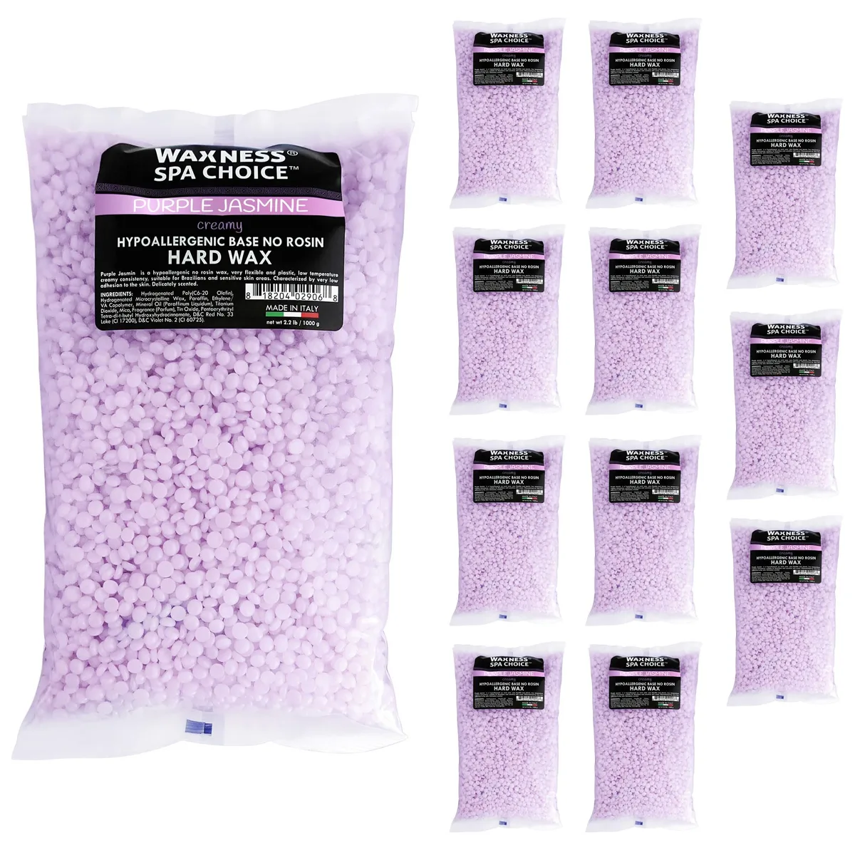 Waxness Spa Choice Purple Jasmine Hard Wax Beads — Bulk