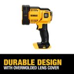 DEWALT 20V MAX LED Work Light, Handheld Spotlight with 508 Yard Distance, Pivoting Head, 1500 Lumens, Cordless, Battery Not Included (DCL043) - Image 6