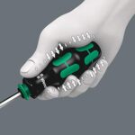 Wera - 5051025001 KK 26 7-In-1 Bitholding Screwdriver with Removable Bayonet Blade (SL/PH/SQ) Silver - Image 8