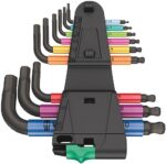 Wera 5133164001 950/9 Hex-Plus Multicolour 2 L-key set, metric, BlackLaser, 9 pieces - Image 7