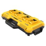 DEWALT Battery Charger for 12V MAX, 20V MAX and FLEXVOLT 20V/60V MAX Batteries, 8 Amp, 4 Port Simultaneous Fast Charging Station (DCB104) - Image 2
