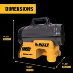 DEWALT 70000-BTU Outdoor Portable Forced Air Propane Heater - Image 9