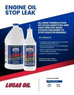 Lucas Oil 10279 Engine Oil Stop Leak - 1 Gallon - Image 2