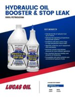 Lucas Oil 10018 Hydraulic Oil Booster & Stop Leak - 1 Gallon - Image 2