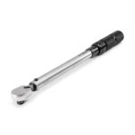 TEKTON 3/8 Inch Drive 90-Tooth Dual-Direction Micrometer Torque Wrench (10-100 ft-lb) | TRQ51402