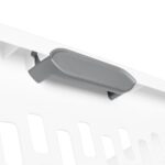 Sterilite Laundry Basket, Plastic Clothes Hamper, Large Rectangle Bin with Comfort Grip Handles and Reinforced Rim, 2 Bushel Capacity, White, 6 Pack - Image 4