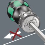Wera 05073661002 Kraftform Kompakt 27 RA Slotted Ratcheting Screwdriver, 1/4" Head, MULTI - Image 5