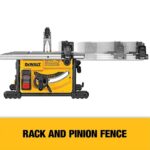 DEWALT Portable Table Saw with Stand, 8-1/4 inch, up to 48-Degree Angle Cuts (DWE7485WS) - Image 3