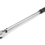 TEKTON 1/2 Inch Drive 90-Tooth Dual-Direction Micrometer Torque Wrench (40-300 ft-lb) | TRQ52403