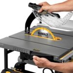 DEWALT Table Saw 10 Inch with Foldable Rolling Table Saw Stand, 15 Amp, 4800 RPM, 32-1/2-Inch Rip Capacity (DWE7491RS) - Image 4