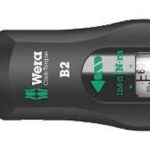 Wera - 5075611001 "Click-Torque B 2 torque wrench with reversible ratchet, 3/8"" x 20-100 Nm", black/green