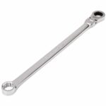 TEKTON 22 mm Long Fixed/Flex Head 12-Point Ratcheting Box End Wrench | WRB35422