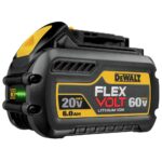 DEWALT FLEXVOLT 20V/60V MAX Lithium Ion Battery, 6.0-Ah (DCB606) - Image 2