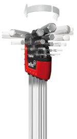 Wiha 66982 ErgoStar Ball End Hex L-Key Set, 22 Piece, Inch & Metric, Chrome Finish, Durable Holder - Image 6