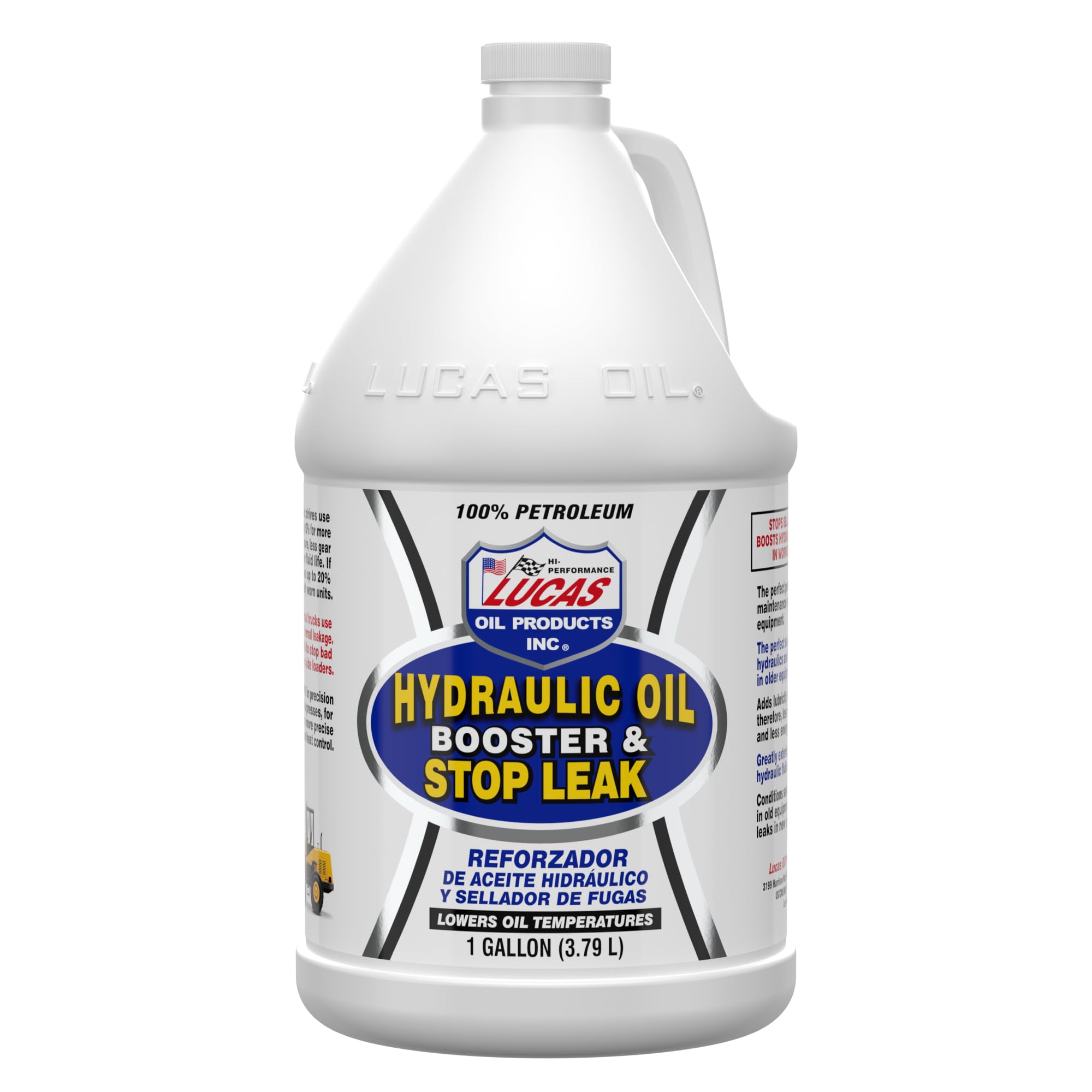 61BqECzyHuL Lucas Oil 10018 Hydraulic Oil Booster & Stop Leak - 1 Gallon - Image 1