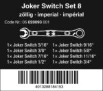 Joker Switch 8PC Imperial RATCHETING Combo Wrench Set - Image 4