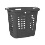Sterilite 4 Pack Ultra Easy Carry Laundry Basket, Plastic Clothes Hamper Bin w/Comfort Grip Handles & Reinforced Rim, 2.1 Bushel Capacity, Flat Grey - Image 3