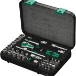 Wera 8100 SA 2 Zyklop 1/4" Metric Ratchet Set, 42-Pieces