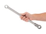 TEKTON 22 mm Long Fixed/Flex Head 12-Point Ratcheting Box End Wrench | WRB35422 - Image 3