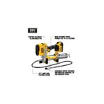 DEWALT Grease Gun 20V MAX, Cordless Electric Grease Gun 42” Hose, 10,000 PSI, Variable Speed Triggers, Tool Only (DCGG571B) - Image 9