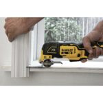 DEWALT 20V MAX XR Oscillating Tool Kit with Blades, 3 Speed Cordless Brushless Multitool, Up to 20,000 OPM, LED Light, Battery and Charger Included (DCS356C1) - Image 11