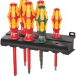Wera - 5347777001 Kraftform Plus 160i/168i/6 Insulated Professional Screwdriver Set, 6-Piece