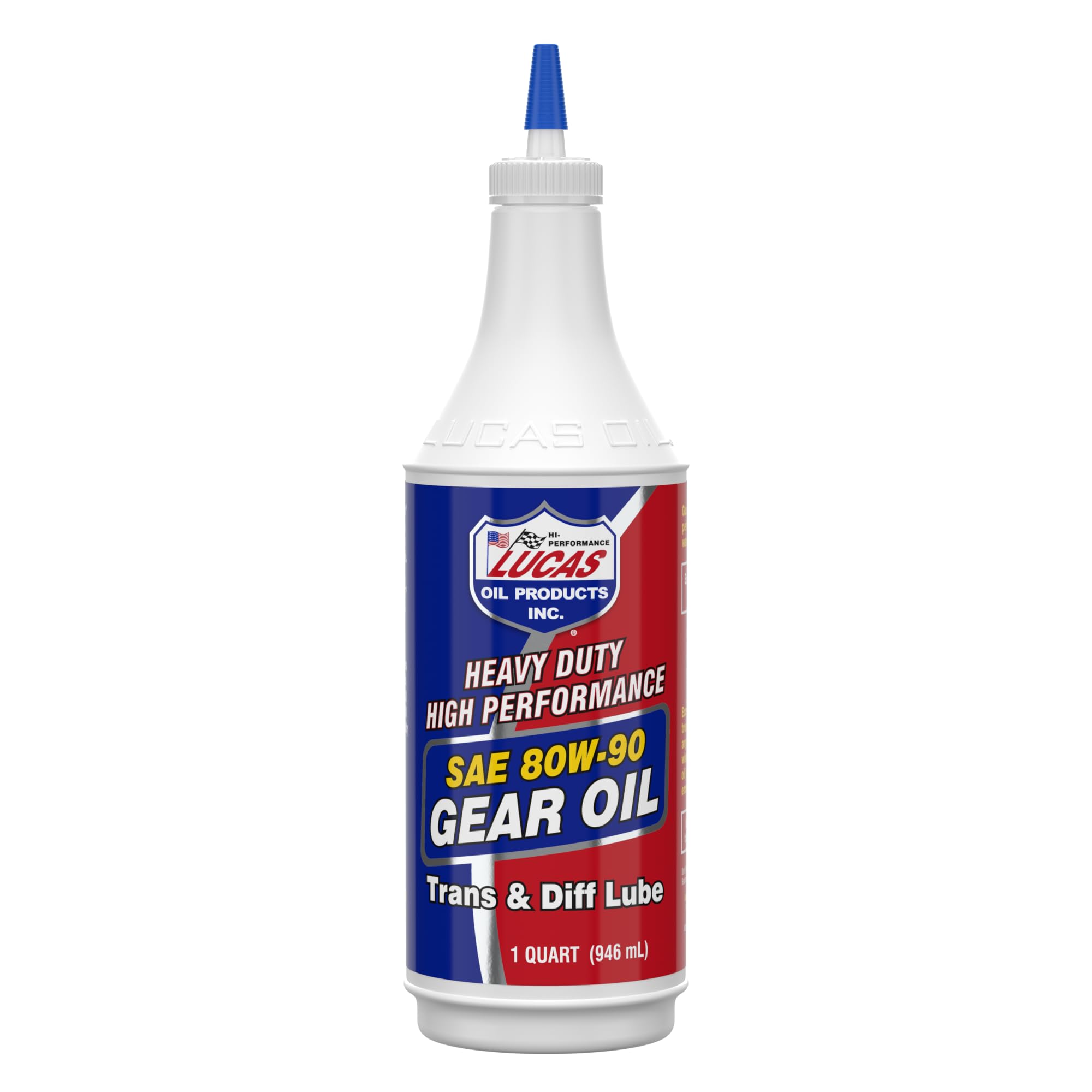 61itlseMSPL Lucas Oil 10043 SAE 80W-90 Heavy Duty Gear Oil - 1 Quart - Image 1