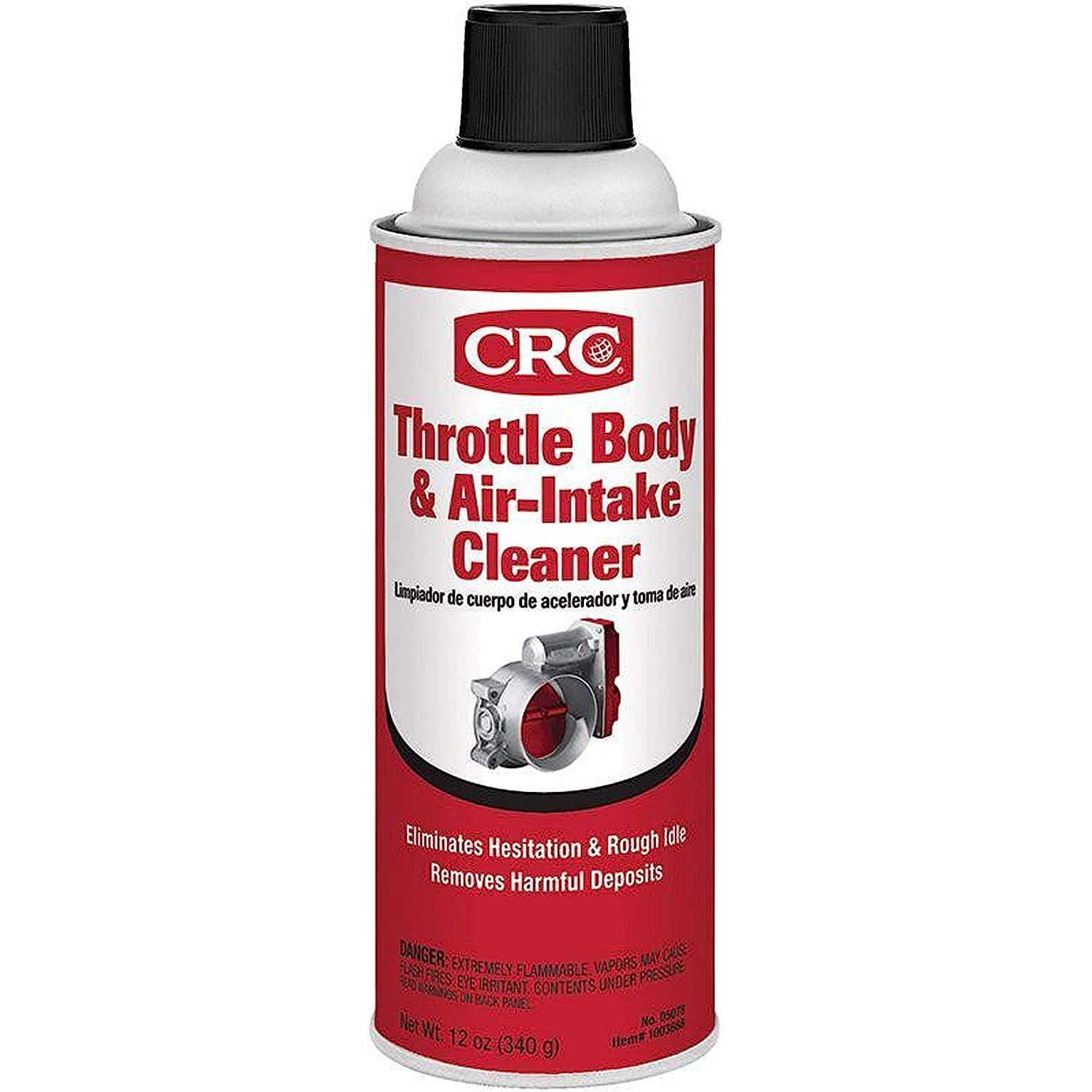 61l8oPkS4BL CRC 05078 Throttle Body and Air-Intake Cleaner - 12 Wt Oz. - Image 1