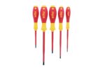 Wiha 32091 5-Piece 1000-Volt Slotted and Phillips Insulated Screwdriver Set - Image 3