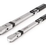 TEKTON 3/8, 1/2 Inch Drive 72-Tooth Split Beam Torque Wrench Set with Cases, 2-Piece (20-100 ft-lb, 40-250 ft-lb) | TRQ99902