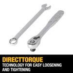 DEWALT 192 Pcs. Mechanics Tool Set, 1/2, 1/4, 3/8 Socket Set, SAE and Metric Socket Wrench Set, Hard Shell Tool Box (DWMT75049) - Image 7