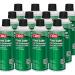 CRC Power Lube Industrial High Performance Lubricant w/PTFE 03045 – [Pack of 12] 11 Wt Oz., High Performance Aerosol Lubricant