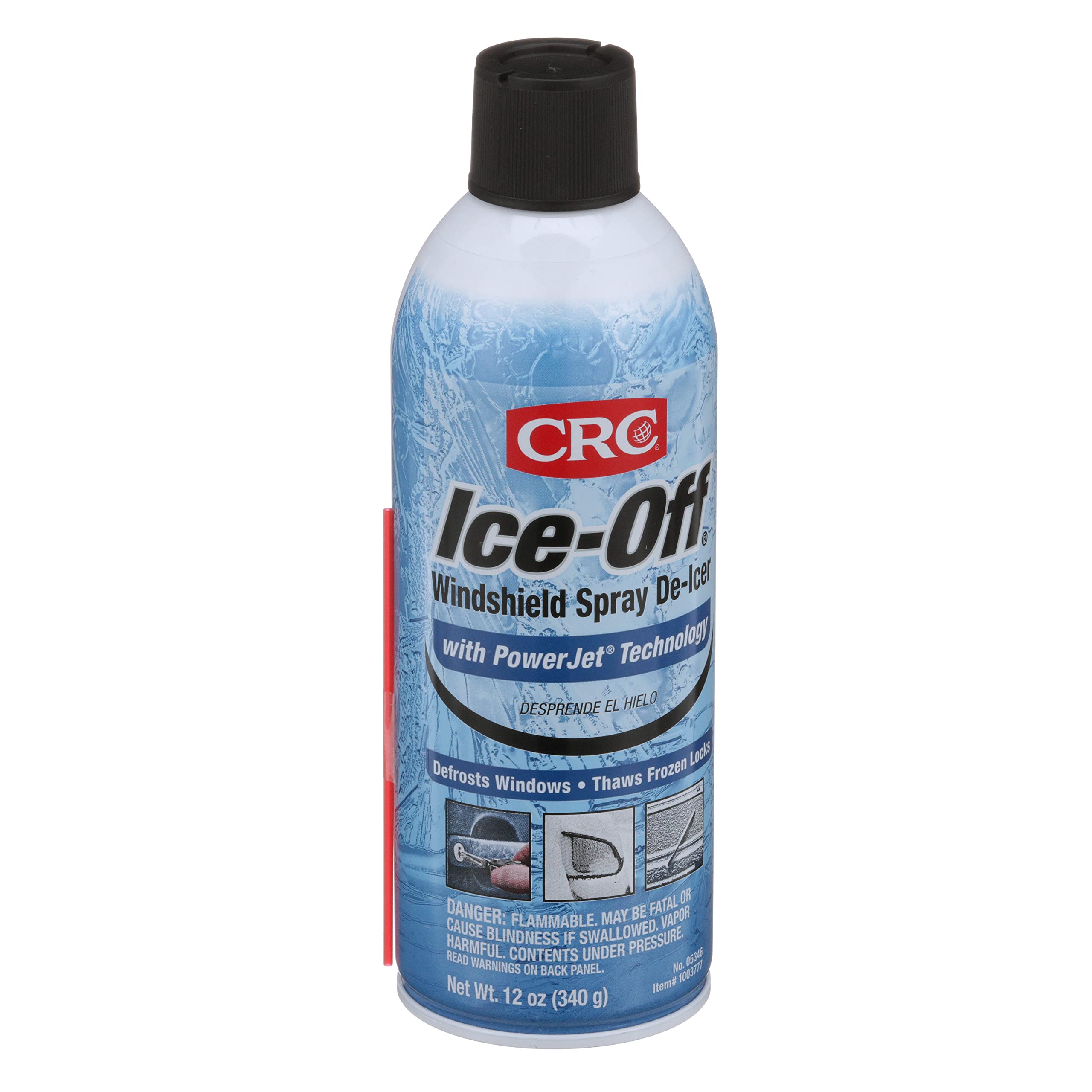 710Xo+2o7FL CRC Ice-Off Windshield Spray De-Icer, 12 Wt Oz, Pack of 1 - Image 1