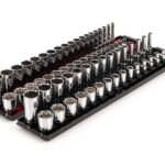 TEKTON 3/8 Inch Drive Shallow and Deep 12-Point Socket Set with Rails and Trays, 68-Piece (1/4-1 in., 6-24 mm) | SHD91221