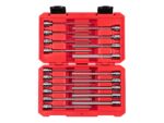 TEKTON 3/8 Inch Drive Long Hex Bit Socket Set with Case, 19-Piece (1/8-3/8 in., 3-10 mm) | SHB91315