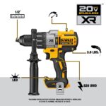 DEWALT 20V MAX Hammer Drill and Impact Driver, Power Tool Combo Kit with 2 Batteries and Charger, Cordless Brushless XR Premium 4.0Ah, LED Light, Tool Bag (DCK299M2) - Image 12