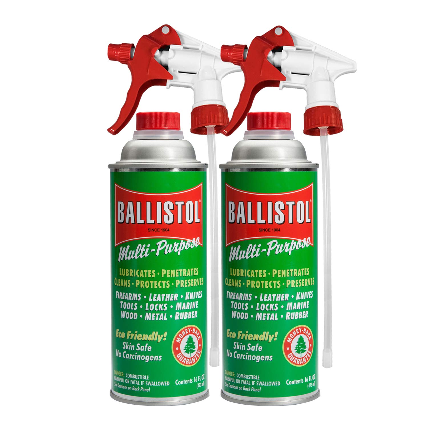 71C8UjxpBHL Ballistol Multi-Purpose Can Lubricant Cleaner Protectant 16 oz, 2 Pack with 2 Sprayers - Image 1