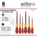 Wiha 32092 Slotted and Phillips Insulated Screwdriver Set, 1000 Volt, 5-Piece - Image 5