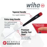 Wiha 26192 Slotted and Phillips Screwdriver Set, 5-Piece, Slotted 2.5–4mm, Phillips #0–#1 - Image 3