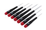 Wiha 26197 Precision Screwdriver Set, 7-Piece Mini Slotted & Phillips, PicoFinish Handles with Rotating Caps, Small Screwdrivers for Electronics & Fine Work - Image 7