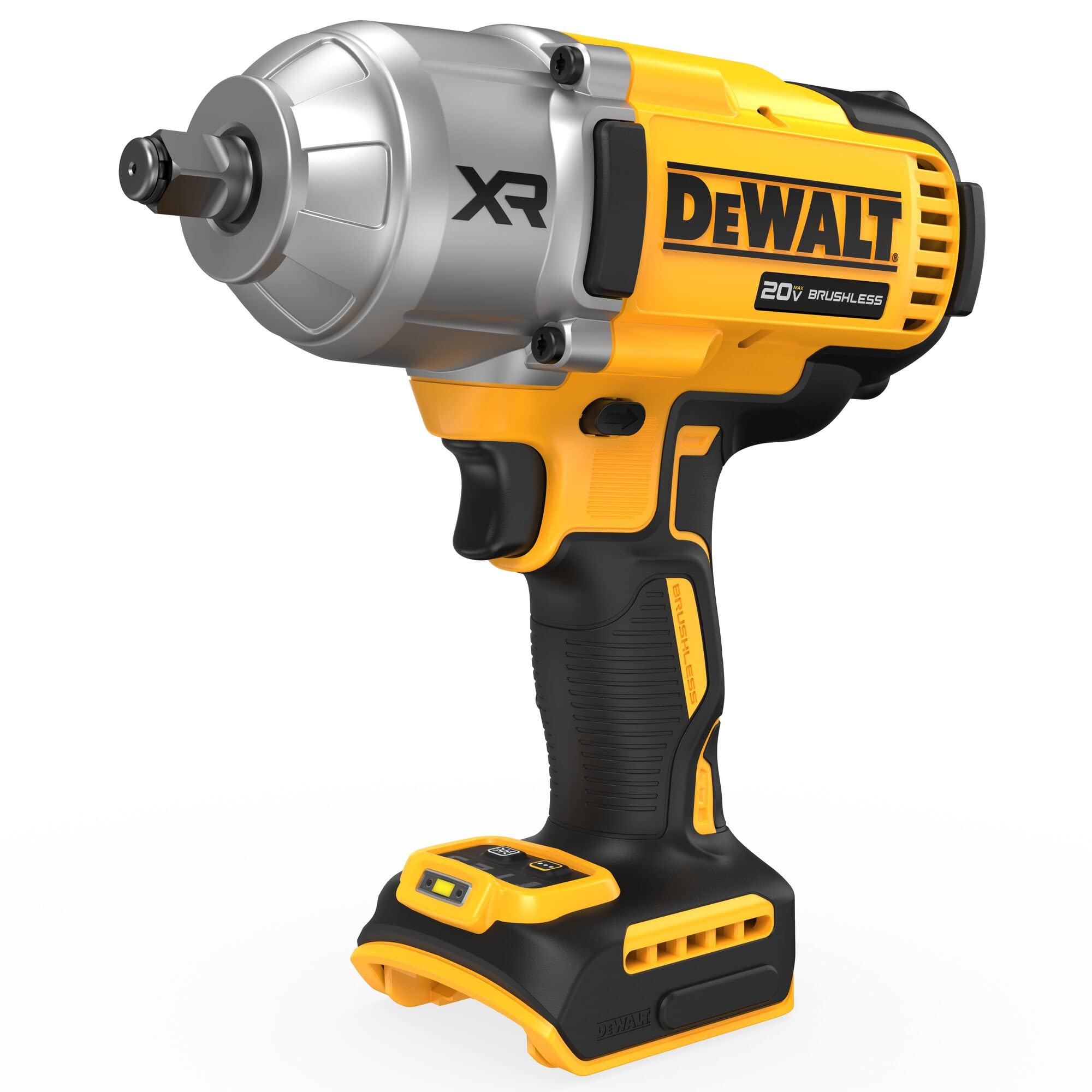 71Iy4AYMg9L DEWALT 20V MAX Cordless Impact Wrench, 1/2 Impact Gun, 4-Speed High Torque with Hog Ring Anvil and LED Light, Brushless Motor, Precision Wrench, Tool Only (DCF900B) - Image 1